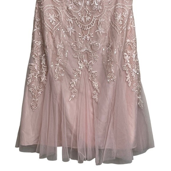 NEW JJs House Dress Bridesmaid Wedding Special Occasions Pearl Pink NWT Size 10 - Picture 3 of 13